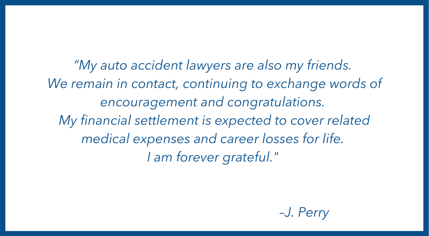 Auto Accident Lawyers Share a Client Success Story
