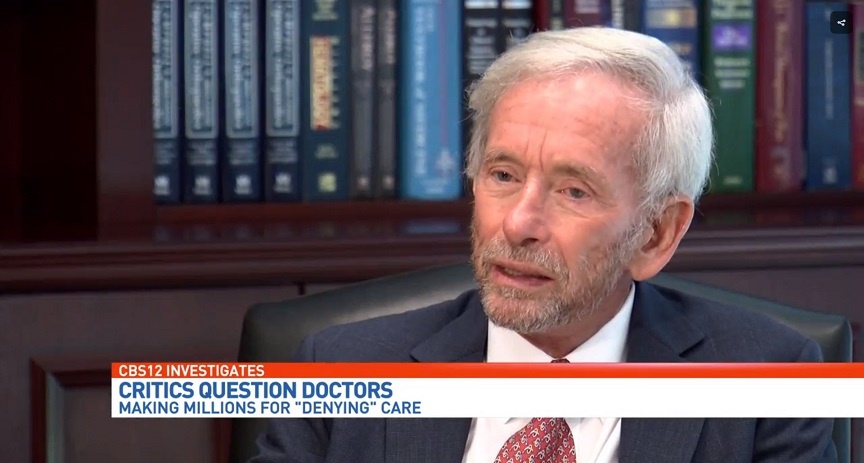 Ted Babbitt on CBS 12 News About the Accountable Care Organization