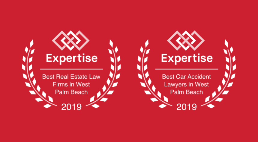 Named Best Real Estate and Car Accident Lawyers in West Palm Beach