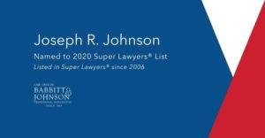 joseph johnson 2020 super lawyers