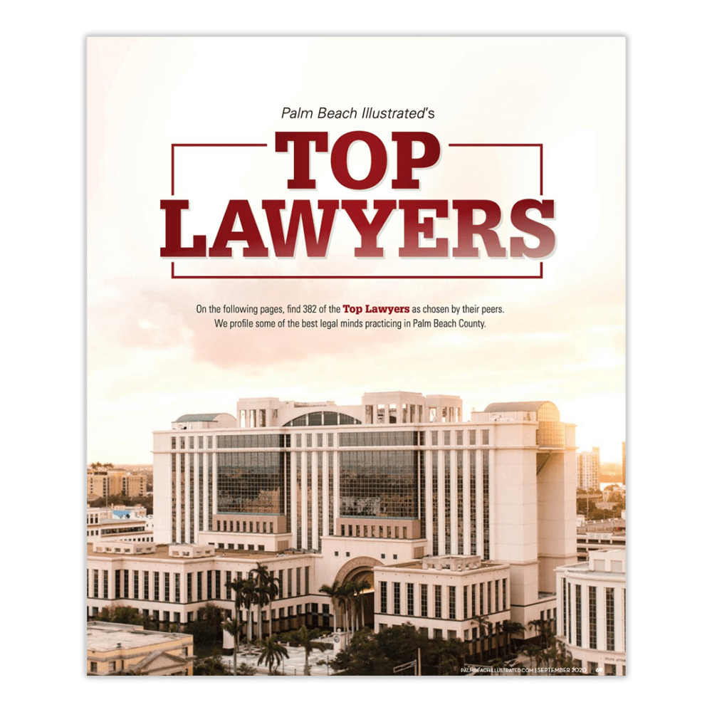 Ted Babbitt in Palm Beach Illustrated's Top Lawyers
