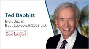 ted babbitt included in best lawyers 2023 list