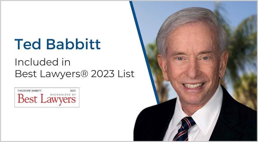 Ted Babbitt Included in Best Lawyers® 2023 List